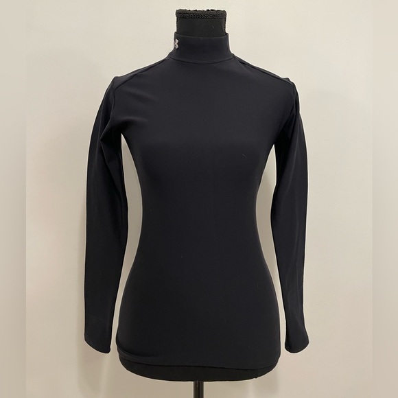 Black Long Sleeve Turtleneck Top - Picture 1 of 5